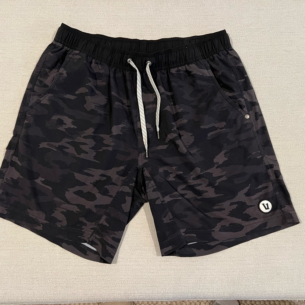 Vuori Men's Athletic Shorts - Black, Light Gray, Dark Gray, Pink, Camouflage - Picture 8 of 8